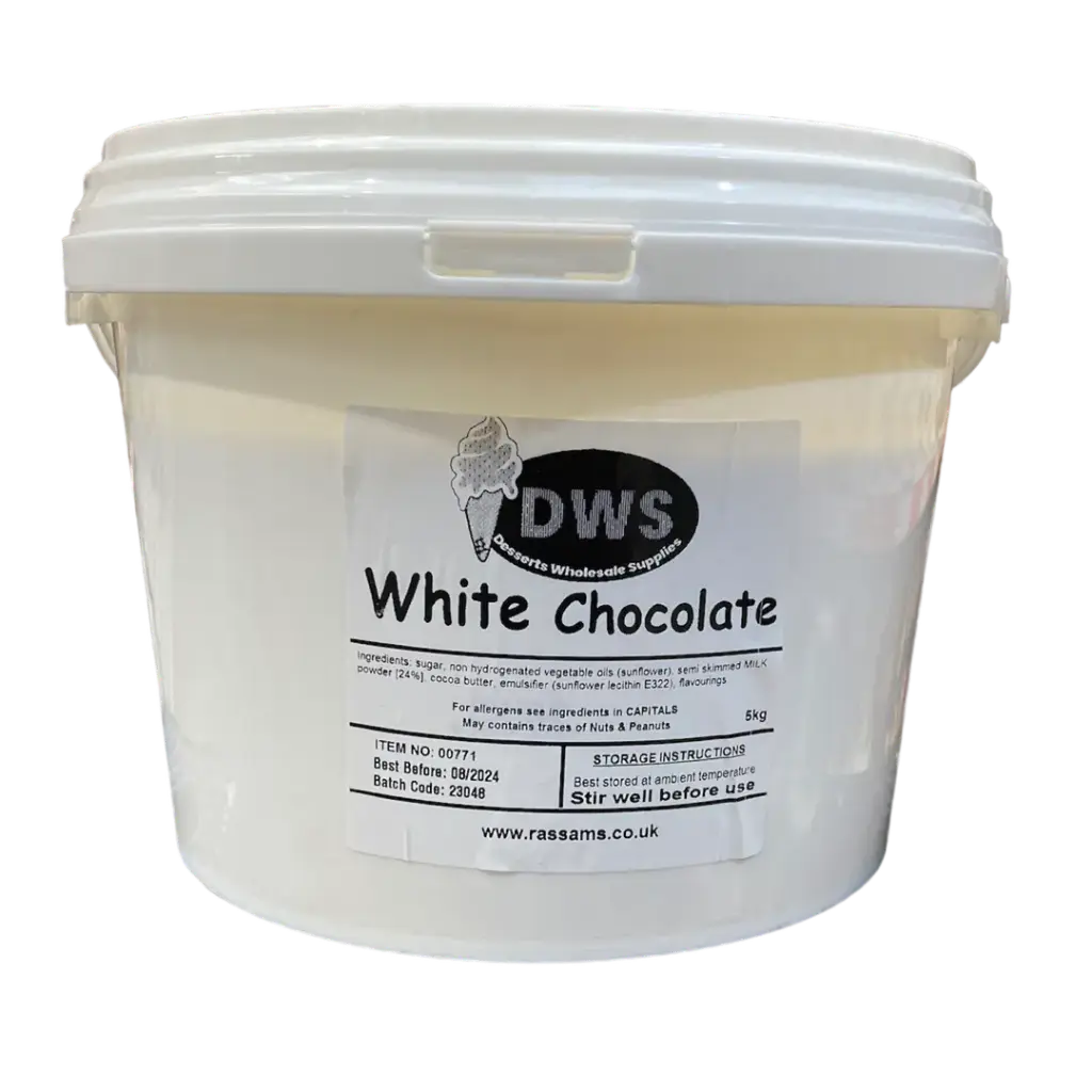 DWS WHITE CHOCOLATE SAUCE 5KG