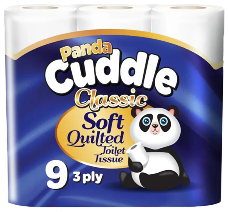 TOILET ROLL CUDDLE PANDA 9X5 (45 ROLLS)