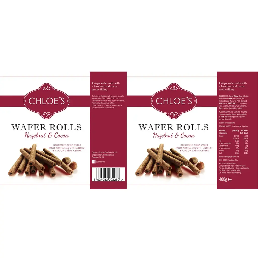 CHLOES WAFER CURLS 800g