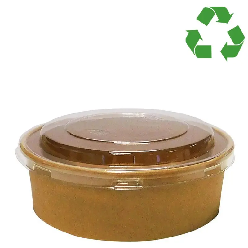 BROWN BOWL & LID 750ML