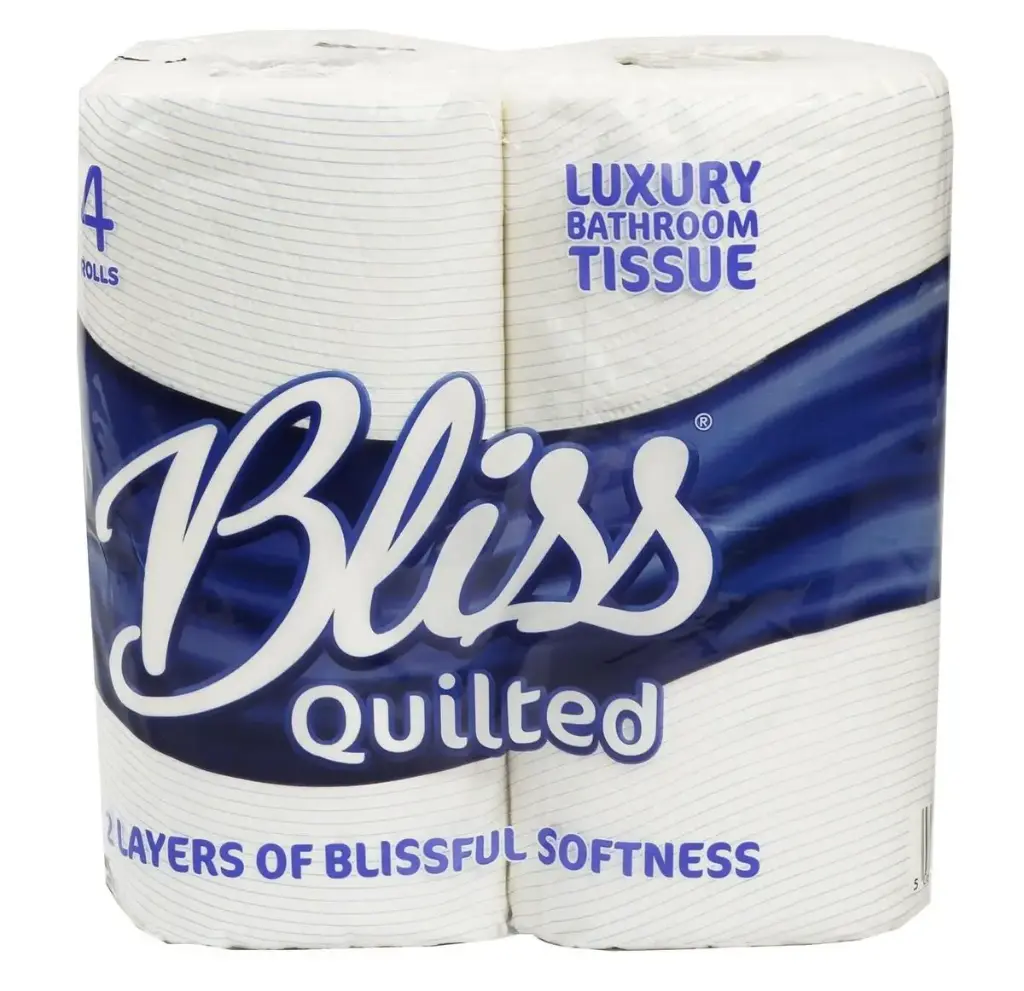 BLISS DOUBLE QUILTED TOILET ROLL (10X4 ROLLS)