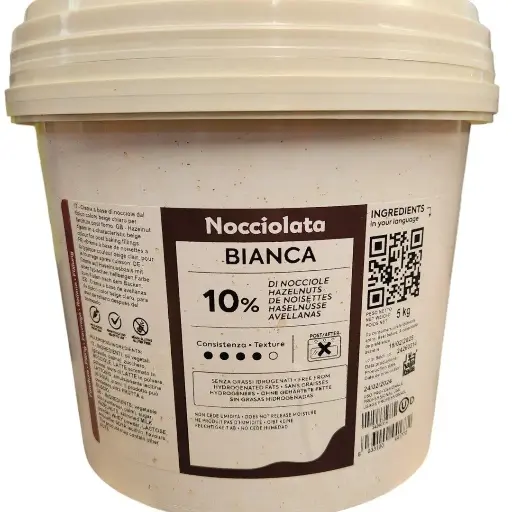[BIAN0301] NOCCIOLATA BIANCA 5KG