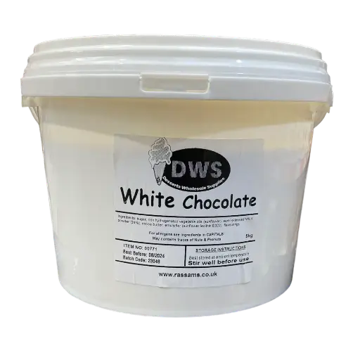 [TUBZ00771] DWS WHITE CHOCOLATE SAUCE 5KG