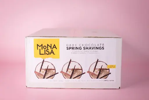 [CHD-SV-22206E0-08B] MONA LISA DARK CHOCOLATE SPRING SHAVINGS 2.5KG
