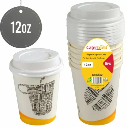 [ST80532] PAPER CUPS 16 Oz X25