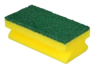 [CS4545] SPONGE SCOURERS SEA FOAM X6