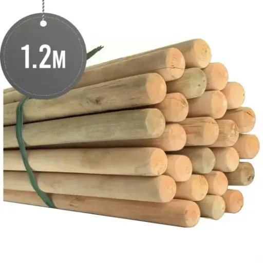 [ST80537] THICK WOODEN MOP STICK 120x2.85CM