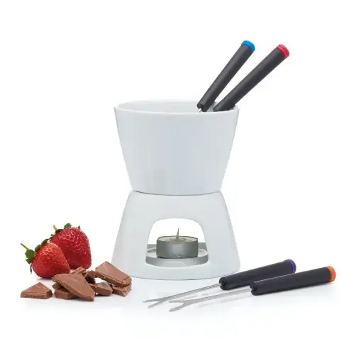 [DAD121715] KITCHENCRAFT CHOCOLATE FONDUE SET