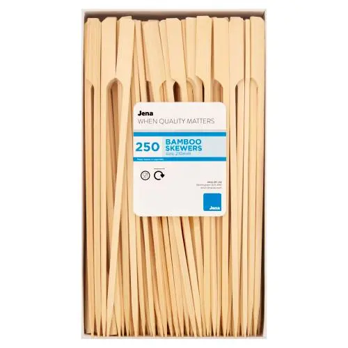 [MAK246516] JENA BAMBOO SKEWERS 8"/20CM PACK 100