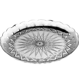 [DAD125631] CRYSTAL BAKLAVA LARGE PLATE