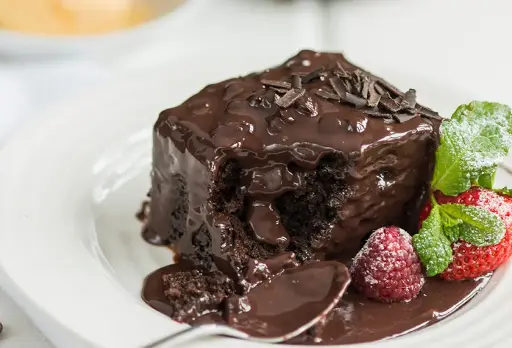 [LANGSCP] SQUARE CHOCOLATE PUDDING WITH CHOCOLATE FUDGE