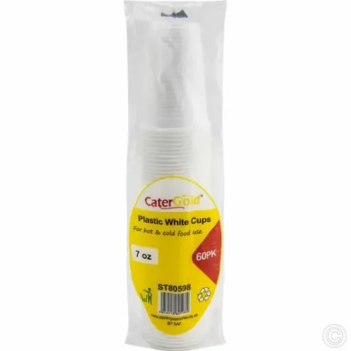 [ST7010] PLASTIC CUPS 7Oz X100PK